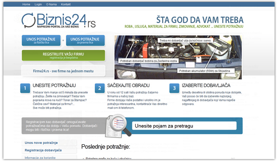 biznis,biznis24,baza,baza firmi,firme srbija Biznis24.rs - Napredni biznis portal. Baza firmi u Srbiji.